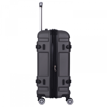 Set 4 valize troler ABS, 4 roți, 4 dimensiuni, gri, TRC212 [5]