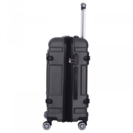Set 4 valize troler ABS, 4 roți, 4 dimensiuni, gri, TRC212 [6]