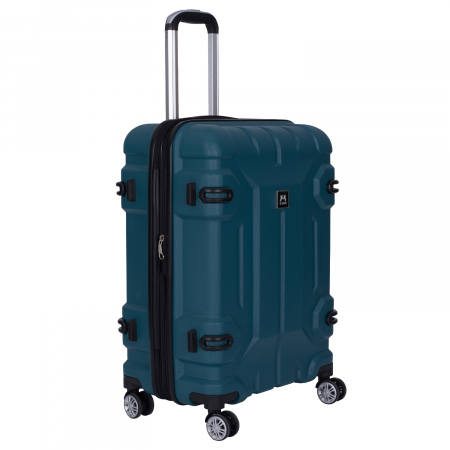 Trolere - Set 4 valize troler ABS, 4 roți, 4 dimensiuni, verde, TRC211