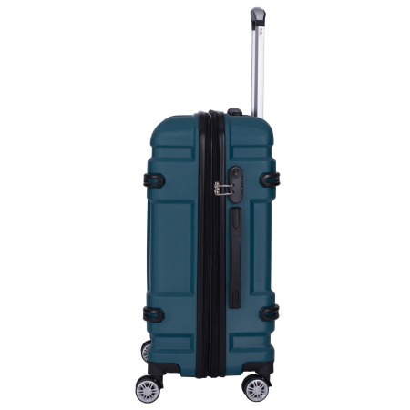 Set 4 valize troler ABS, 4 roți, 4 dimensiuni, verde, TRC211 [5]