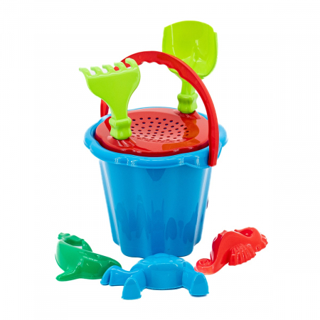 Gonflabile și plajă - Set jucării din plastic 34 x 22 cm
