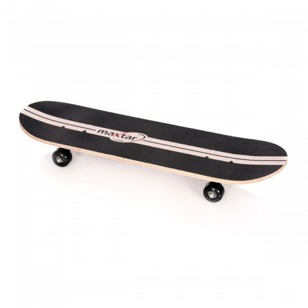 Role și skateboard - Skateboard Maxtar Blazer, începători, negru