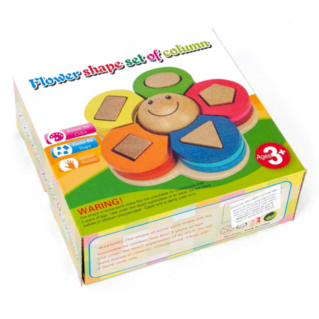 Sortator din lemn forme geometrice Floricica Veselă JC16 [5]