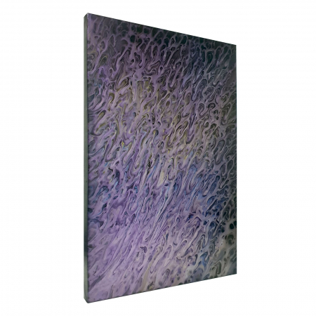 Tablouri unicat - Tablou pictat manual, acrilic pe pânză, 30 x 45 cm, iridescent