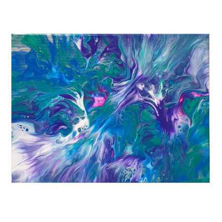 Tablouri unicat - Tablou pictat manual, acrilic pe pânză, 40 x 30 cm