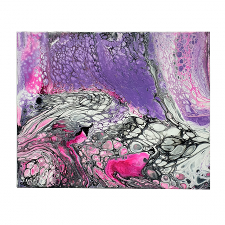 Tablouri unicat - Tablou pictat manual, acrilic pe pânză, 41 x 33 cm