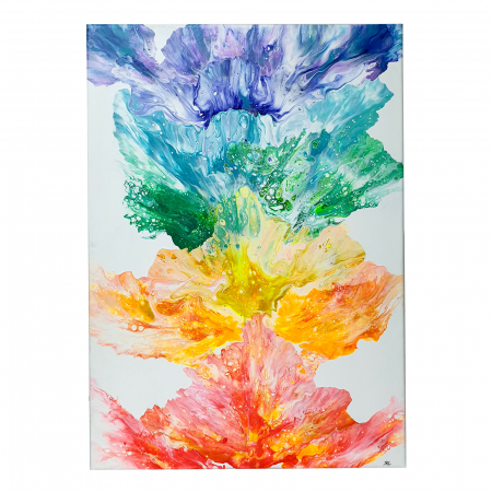 Tablouri unicat - Tablou pictat manual, acrilic pe pânză, 50 x 70 cm