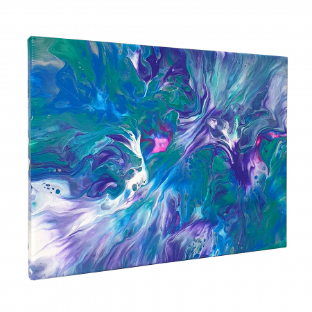 Tablouri unicat - Tablou pictat manual, acrilic pe pânză, 40 x 30 cm