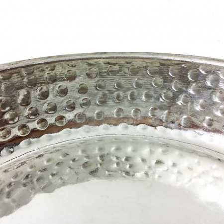 Produse din cupru - Tigaie din cupru lucrată manual 22 cm CTR52