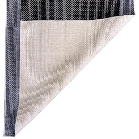 Traversă hol antiderapantă, 80x300 cm, cu Aspect de Sisal, Țesătură plată, Gri, TRV5032 [6]