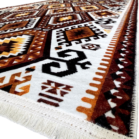 Traversă hol antiderapantă, 80x300 cm, Model Etnic Maro, TRV2292 [3]
