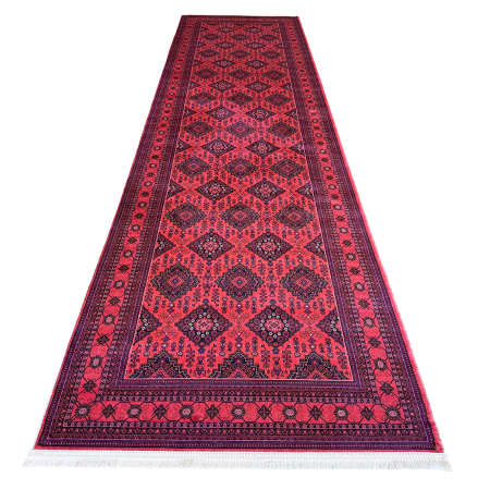 Covoare antiderapante - Traversă hol antiderapantă, 80x300 cm, model etnic oriental clasic