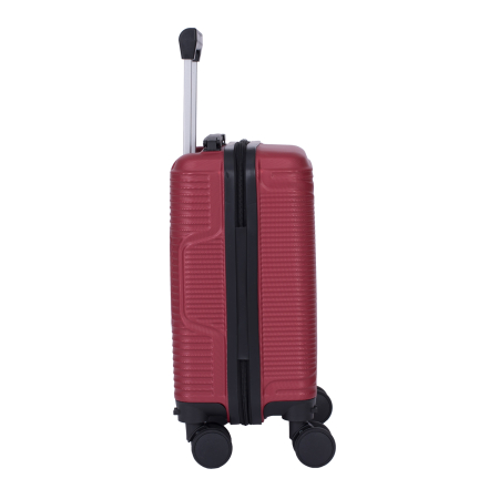 Troler cabină avion, zboruri low-cost, 40x30x20 cm, 4 roți detașabile, ABS, grena [3]