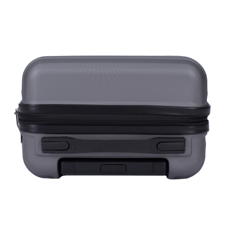 Troler cabină avion, zboruri low-cost, 40x30x20 cm, 4 roți detașabile, ABS, gri [7]