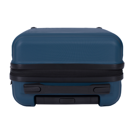 Troler cabină avion, zboruri low-cost, 40x30x20 cm, 4 roți detașabile, ABS, albastru [7]