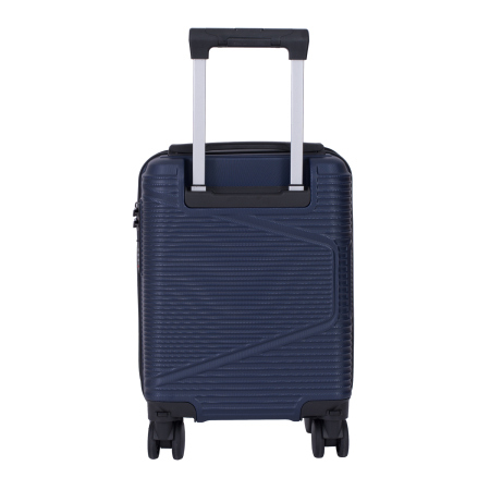 Troler cabină avion, zboruri low-cost, 40x30x20 cm, 4 roți detașabile, ABS, bleumarin [2]