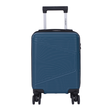 Troler cabină avion, zboruri low-cost, 40x30x20 cm, 4 roți detașabile, ABS, albastru [1]