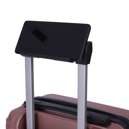 Troler cabină avion, zboruri low-cost, 40x30x20 cm, 4 roți detașabile, ABS, corai [6]