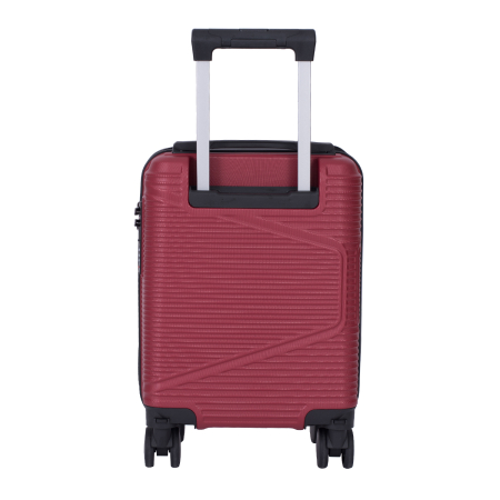 Troler cabină avion, zboruri low-cost, 40x30x20 cm, 4 roți detașabile, ABS, grena [2]