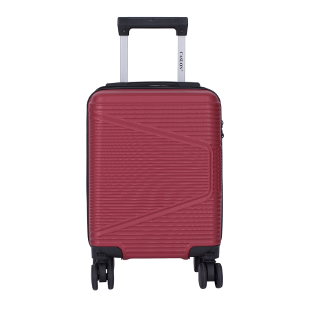 Troler cabină avion, zboruri low-cost, 40x30x20 cm, 4 roți detașabile, ABS, grena [1]