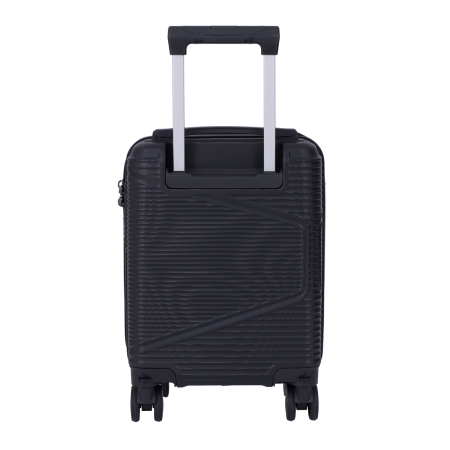 Troler cabină avion, zboruri low-cost, 40x30x20 cm, 4 roți detașabile, ABS, negru [2]