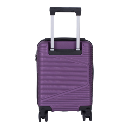 Troler cabină avion, zboruri low-cost, 40x30x20 cm, 4 roți detașabile, ABS, mov [2]