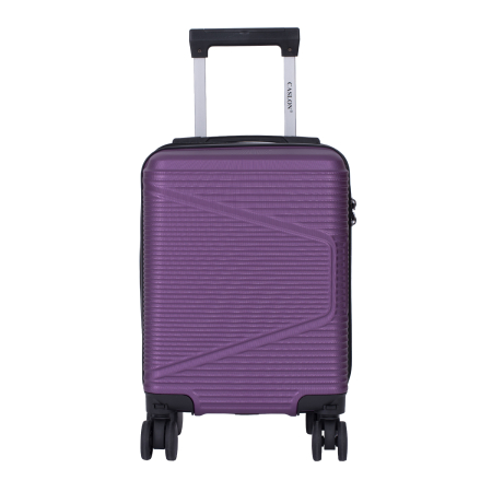 Troler cabină avion, zboruri low-cost, 40x30x20 cm, 4 roți detașabile, ABS, mov [1]