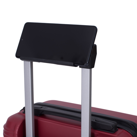 Troler cabină avion, zboruri low-cost, 40x30x20 cm, 4 roți detașabile, ABS, grena [6]