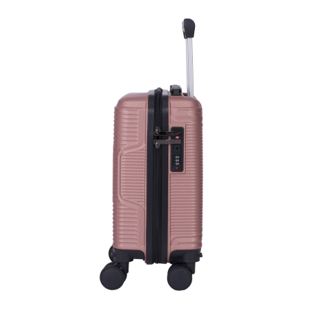 Troler cabină avion, zboruri low-cost, 40x30x20 cm, 4 roți detașabile, ABS, corai [4]