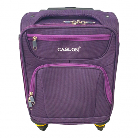 Troler cabină avion, zboruri low-cost, 40x30x20 cm, 4 roți, maro, TRC103 [9]