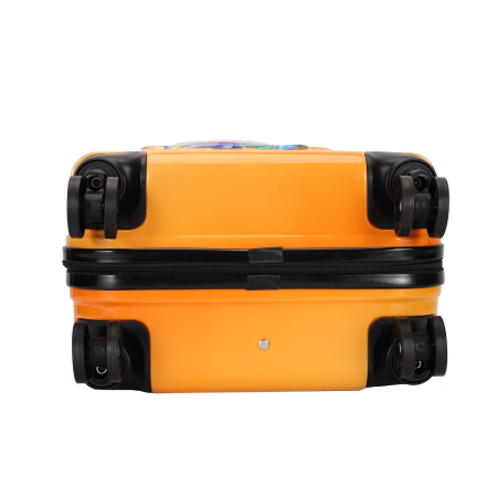 Troler copii 43x35x23 cm, 4 roți, ABS + Policarbonat, model Dinozaur 3D multicolor [6]