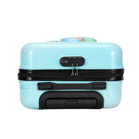 Trolere - Troler copii 43x35x23 cm, 4 roți, ABS + Policarbonat, model Dinozaur 3D multicolor