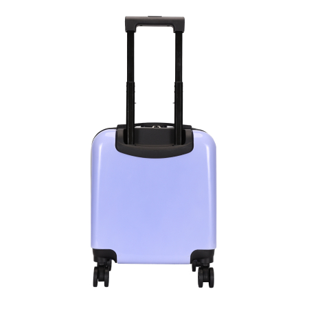 Trolere - Troler copii 43x35x23 cm, 4 roți, ABS + Policarbonat, model Ursuleț 3D mov