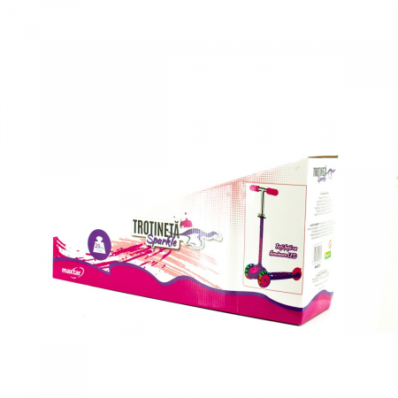 Trotinetă copii Maxtar Sparkle, roz [9]