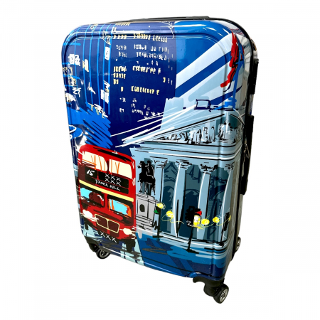 Trolere - Valiză troler ABS, Atena, 4 roți, mediu, TRC93