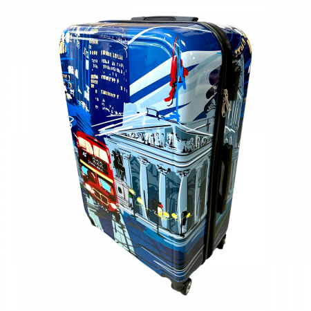 Trolere - Valiză troler ABS, Atena, 4 roți, 3 mărimi disponibile, TRC94