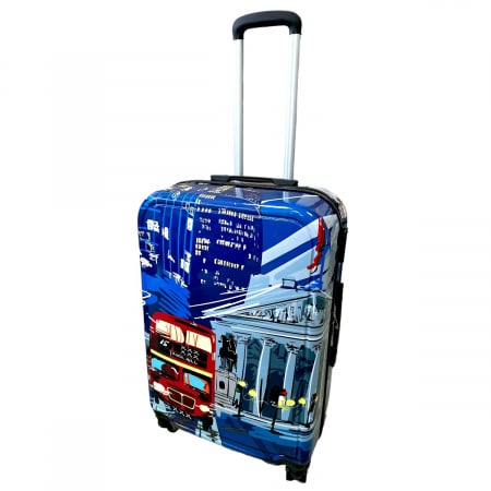 Trolere - Valiză troler ABS, Atena, 4 roți, mediu, TRC93