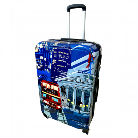 Trolere - Valiză troler ABS, Atena, 4 roți, 3 mărimi disponibile, TRC94