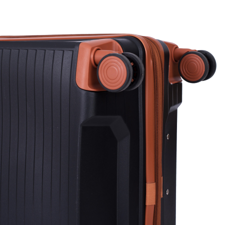 Valiză Troler Mic 55x36x20 cm, 38 litri, Polipropilenă, 4 Roți Duble, diverse culori [7]