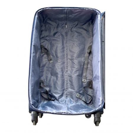 Valiză troler material textil, 4 roți, bleumarin, mediu, TRC21 [5]