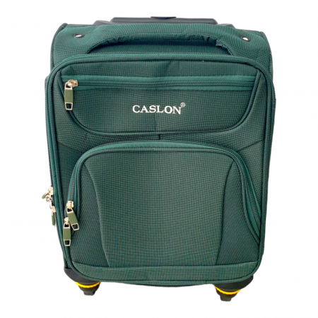 Troler cabină avion, zboruri low-cost, 40x30x20 cm, 4 roți, verde, TRC104 [2]
