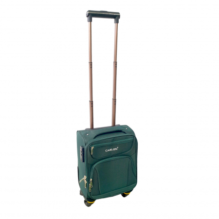 Troler cabină avion, zboruri low-cost, 40x30x20 cm, 4 roți, verde, TRC104 [1]
