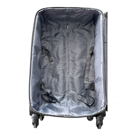 Valiză troler material textil, 4 roți, gri, mic, TRC56 [6]