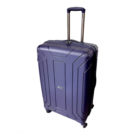 Trolere - Valiză troler polipropilenă PP, 70x44x30 cm, bleumarin, 4 roți, TRC202