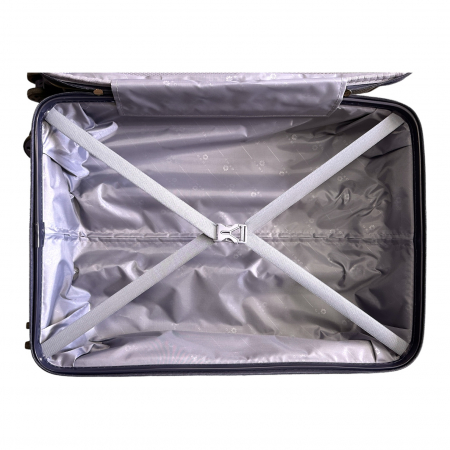 Valiză troler polipropilenă PP, 70x44x30 cm, bleumarin, 4 roți, TRC202 [6]