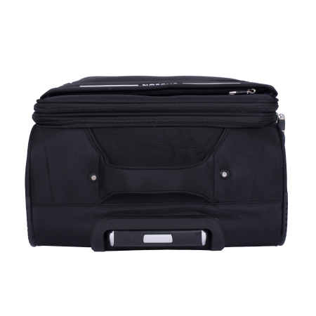 Valiză troler textil, negru, 4 roți antișoc, 50 litri, mic [5]