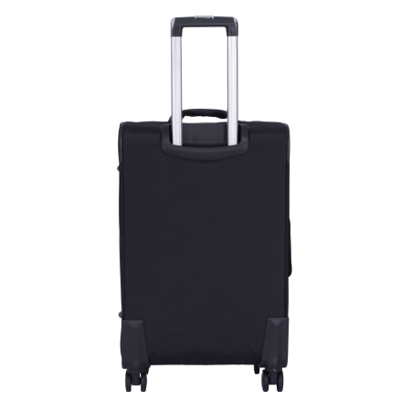 Trolere - Valiză troler textil, negru, 4 roți antișoc, 3 dimensiuni (S, M, L)