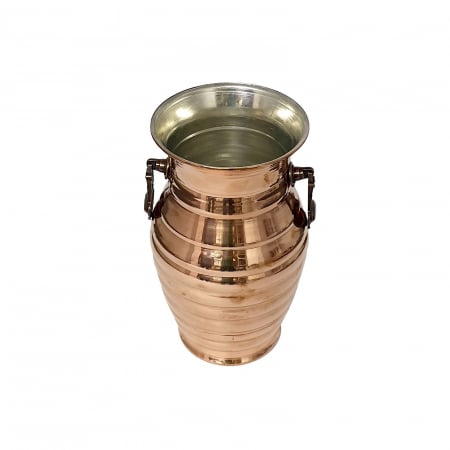 Produse din cupru - Vază din cupru lucrată manual 2000 ml CTR15