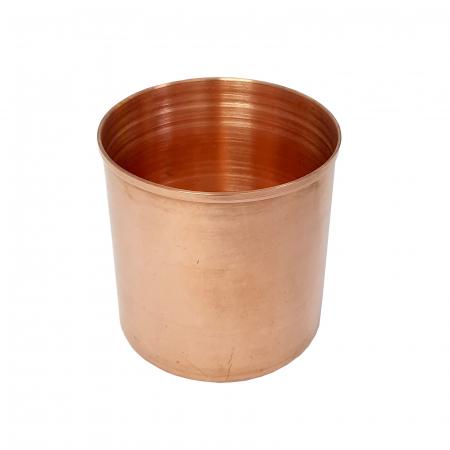 Produse din cupru - Vază din cupru lucrată manual 850 ml CTR31