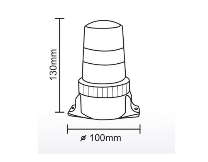Girofar cu 30 LED 10V - 110V cc [3]